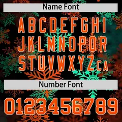 Christmas Graffiti Pattern Authentic Baseball Jersey 4