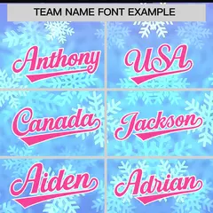 Christmas Graffiti Pattern Authentic Baseball Jersey 3
