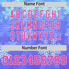 Christmas Graffiti Pattern Authentic Baseball Jersey 4