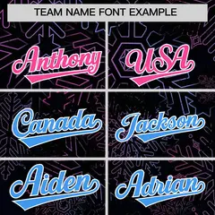 Christmas Graffiti Pattern Authentic Baseball Jersey 3