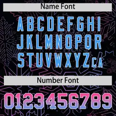 Christmas Graffiti Pattern Authentic Baseball Jersey 4