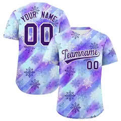 Christmas Graffiti Pattern Authentic Baseball Jersey
