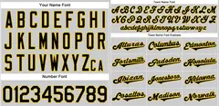 Classic Authentic Gray Black-Gold Baseball Jersey 3