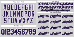 Classic Authentic Gray Purple-Black Baseball Jersey 3