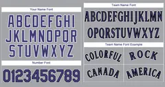 Classic Authentic Gray Purple-Black Baseball Jersey 3