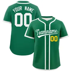 Classic Authentic Kelly Green White Baseball Jersey