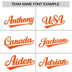 Classic Authentic White Orange Baseball Jersey 3