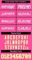 Classic Basketball Jersey Pink White 3