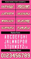 Classic Basketball Jersey Pink White-Orange 3