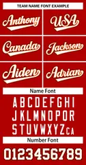 Classic Basketball Jersey Red White-Orange 2