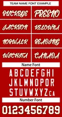 Classic Basketball Jersey Red White-Orange 3