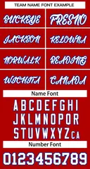 Classic Basketball Jersey Red White-Royal 3