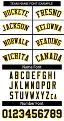Classic Basketball Jersey White Black-Yellow 3