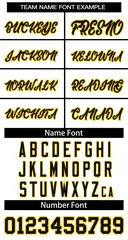Classic Basketball Jersey White Black-Yellow 3