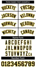 Classic Basketball Jersey White Black-Yellow 3