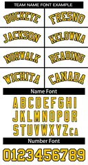 Classic Basketball Jersey White Yellow-Black 3