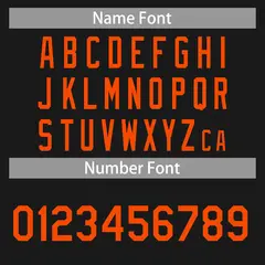 Classic Casual Basketball Jersey Black Orange 4