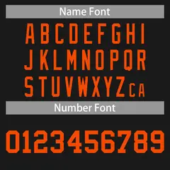 Classic Casual Basketball Jersey Black Orange 4