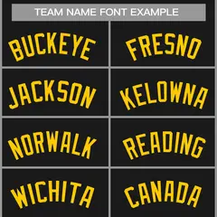 Classic Casual Basketball Jersey Black Yellow 3