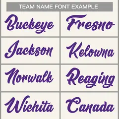 Classic Casual Basketball Jersey Cream Purple 3