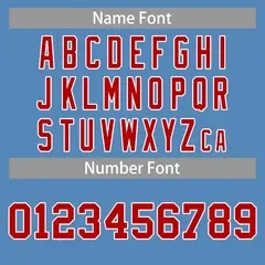 Classic Casual Basketball Jersey Light Blue Red-White 4