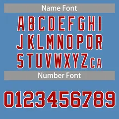Classic Casual Basketball Jersey Light Blue Red-White 4