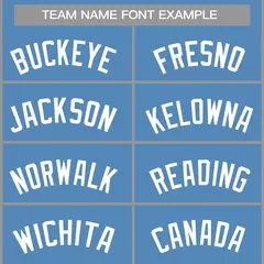 Classic Casual Basketball Jersey Light Blue White 3