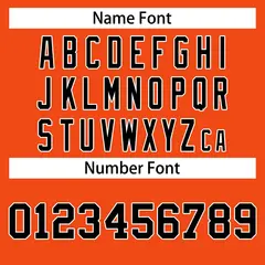 Classic Casual Basketball Jersey Orange Black-White 4