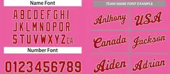 Classic Casual Basketball Jersey Pink Red-White 3