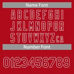 Classic Casual Basketball Jersey Red Red-White 4