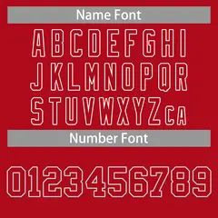 Classic Casual Basketball Jersey Red Red-White 4