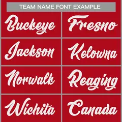 Classic Casual Basketball Jersey Red White 3