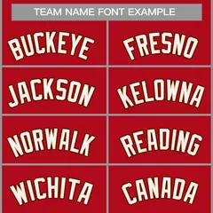 Classic Casual Basketball Jersey Red White-Orange 3