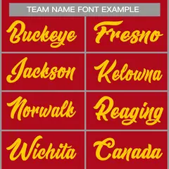 Classic Casual Basketball Jersey Red Yellow 3