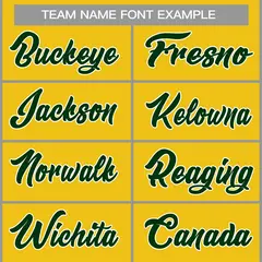 Classic Casual Basketball Jersey Yellow Green-White 3