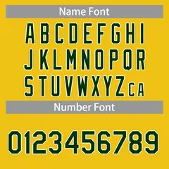 Classic Casual Basketball Jersey Yellow Green-White 4