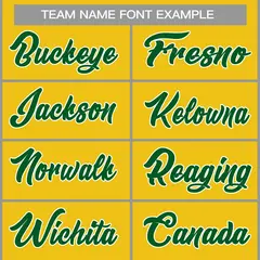 Classic Casual Basketball Jersey Yellow Green-White 3