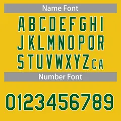 Classic Casual Basketball Jersey Yellow Green-White 4