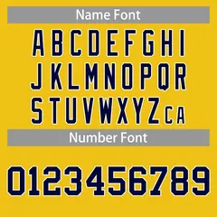 Classic Casual Basketball Jersey Yellow Navy-White 4