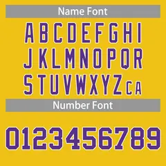 Classic Casual Basketball Jersey Yellow Purple-White 4