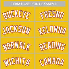 Classic Casual Basketball Jersey Yellow White-Red 3