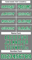 Classic Dark Gray Kelly Green-White Basketball Jersey 4