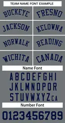Classic Dark Gray Navy Basketball Jersey 3
