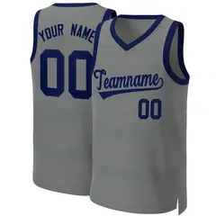 Classic Dark Gray Navy Basketball Jersey 1
