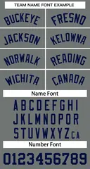 Classic Dark Gray Navy Basketball Jersey 3
