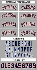 Classic Dark Gray Navy-Orange Basketball Jersey 3