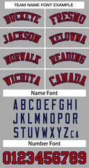 Classic Dark Gray Red-Navy Basketball Jersey 3