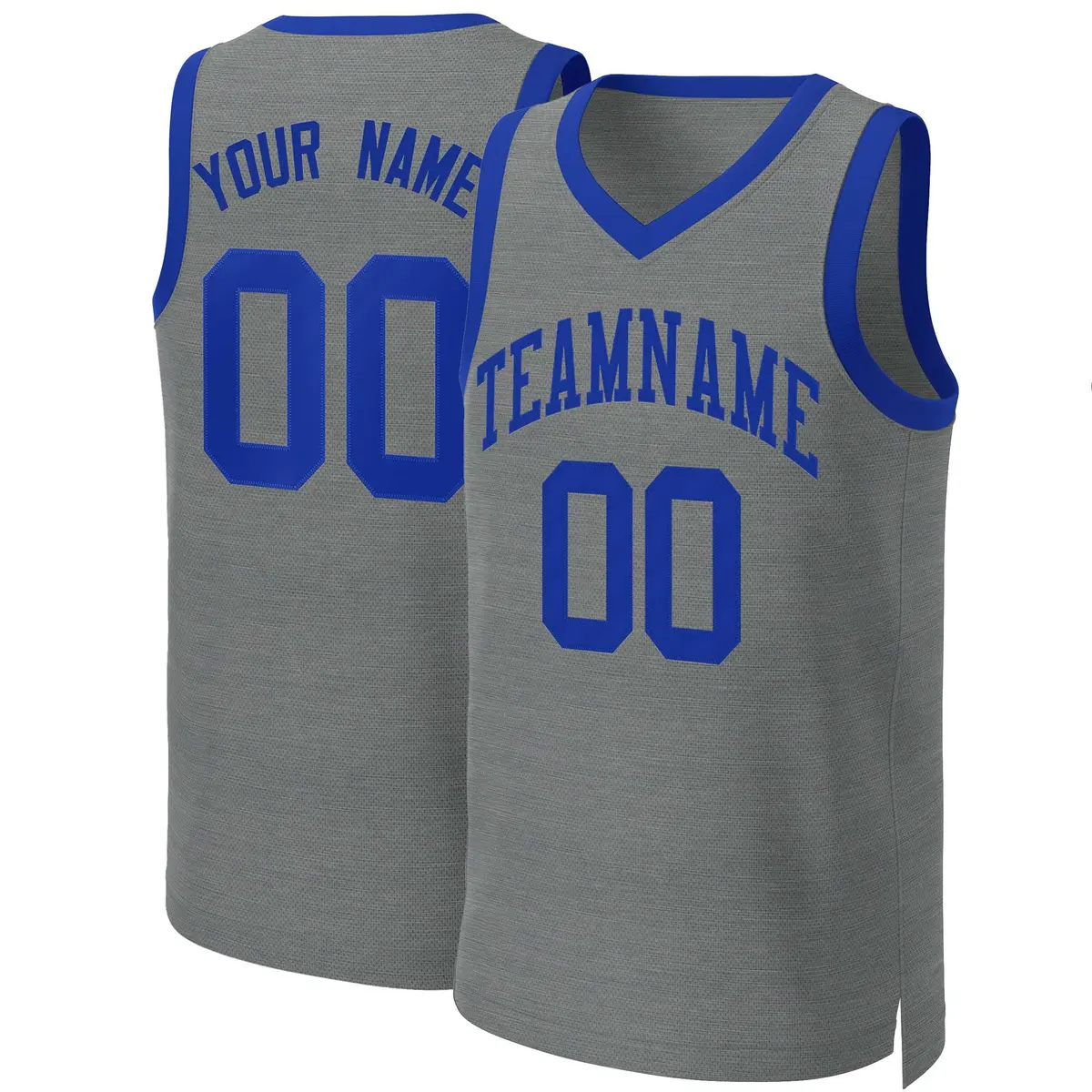Classic Dark Gray Royal Basketball Jersey