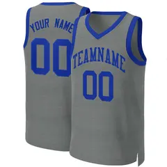 Classic Dark Gray Royal Basketball Jersey 1
