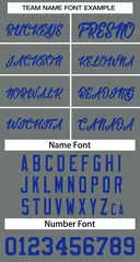 Classic Dark Gray Royal Basketball Jersey 3